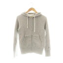 【中古】ドレステリア DRESSTERIOR 吊裏毛 ZIP PARKA スウェット パーカー ジップアップ S グレー /AT ■OS メンズ 【ベクトル 古着】 250702