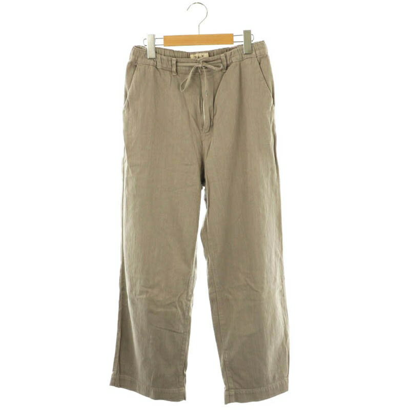 【中古】ヤヌーク YANUK ウエストゴム ストレートパンツ M グレー /AT ■OS レディース 【ベクトル 古着】 250707