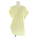 【中古】3.1 フィリップリム 3.1 phillip lim タックデザインTシャツ カットソー XS ライトイエロー /MY ■OS レディース 【ベクトル...