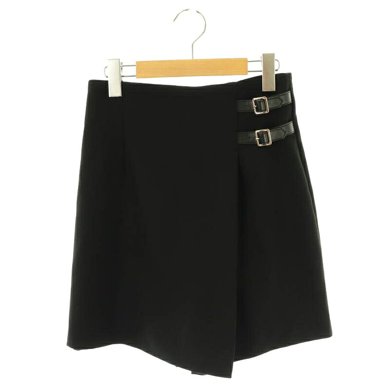 【中古】ジルバイジルスチュアート JILL by JILLSTUART ストレッチカルゼパンツ ショートパンツ M ブラック /DO ■OS レディース 【ベクトル 古着】 250711