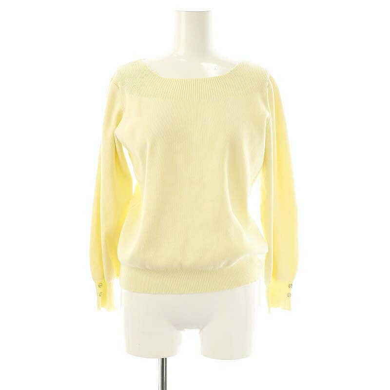 【中古】エニィスィス エニシス anySiS 24SS プルオーバーニット セーター 2 クリーム色 /ES ■OS レディース 【ベクトル 古着】 250710