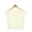【中古】ハーリップトゥ Her lip to The Best in you Tee Tシャツ カットソー フレンチスリーブ S ホワイト /DF ■OS レデ...