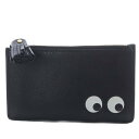【中古】アニヤハインドマーチ ANYA HINDMARCH Zip Card Case Eyes in Capra カードケース コインケース 小銭入れ レザー...