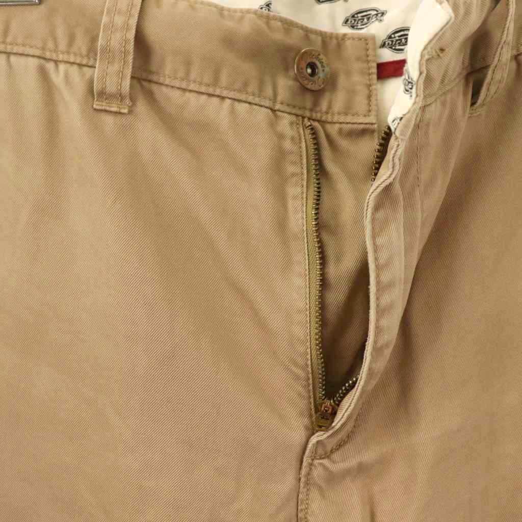【中古】ディッキーズ Dickies コットンワークチノパンツ ストレート ベージュ /DF ■OS メンズ 【ベクトル 古着】 250805