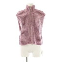 【中古】未使用品 アメリヴィンテージ Ameri VINTAGE COMPACT KNIT VEST ニットベスト ウール混 F ピンク /MI ■OS レディ...