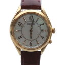【中古】セイコー SEIKO ルキア 電波ソーラー 腕時計 ボルドー 1B35-0AA0 /YO12 レディース 【ベクトル 古着】 250826