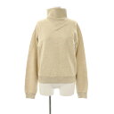 【中古】ベースレンジ BASERANGE NAPE スウェット トレーナー ハイネック XS ベージュ /AT ■OS レディース 【ベクトル 古着】 2507...