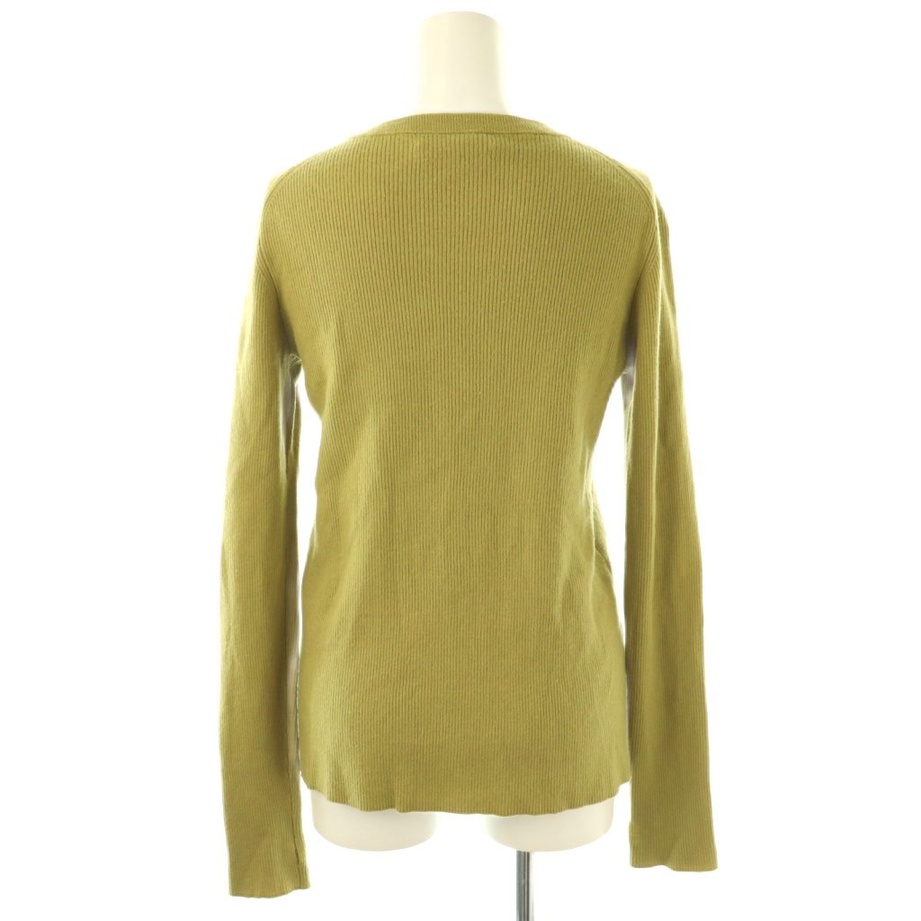 【中古】ミラオーウェン Mila Owen クルーネックリブニット カットソー 長袖 1 緑 グリーン /AT ■OS レディース 【ベクトル 古着】 250821 auc-vector-20436901 ブランド古着の買取販売ベクトル サンプル画像2