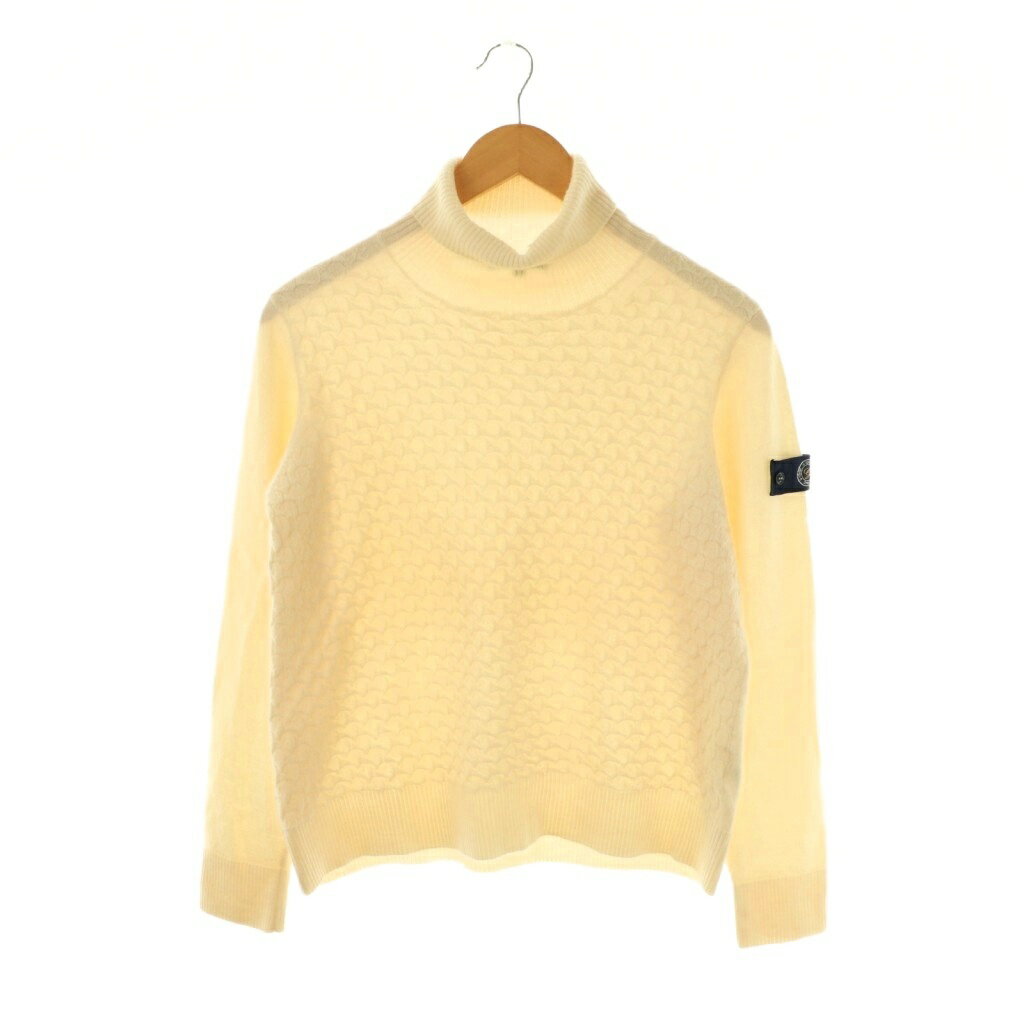 【中古】ジーステージ G-stage ウールハイネックニット セーター 50 アイボリー /AT ■OS ■SH メンズ 【ベクトル 古着】 250821