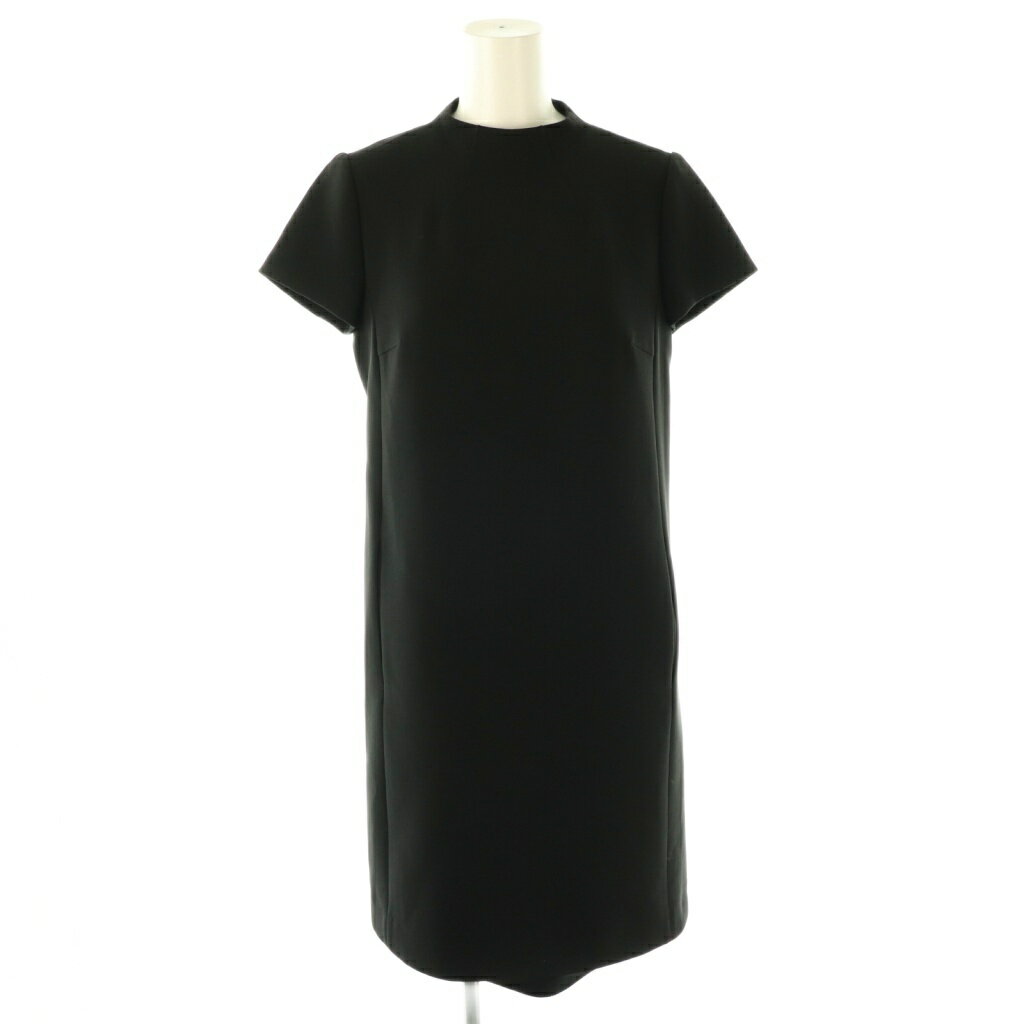 【中古】セオリー Theory 半袖 ワンピース 0 ブラック /ES ■OS レディース 【ベクトル 古着】 250902