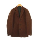 【中古】ソーバイアレクサンダーヴァンスロベ SO by alexander van slobbe テーラードジャケット 48 ブラウン /ES ■OS メンズ 【ベクトル 古着】 250828