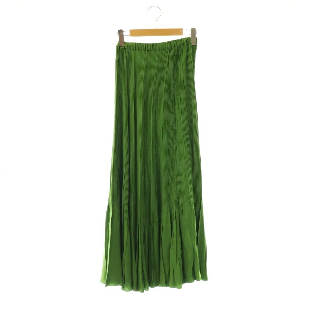 【中古】ロンハーマン Ron Herman 24SS プリーツスカート マキシ ロング XS 緑 グリーン /AT ■OS レディース 【ベクトル 古着】 250909(4)