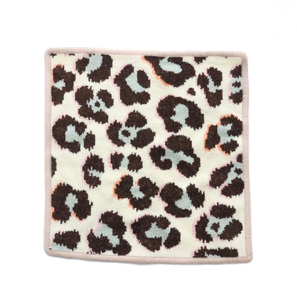 【中古】フェイラー FEILER ラブラリーバイ LOVERARY BY タオルハンカチ マルチカラー ピンク ベージュ ブラウン レオパード /RI ■OS レディース 【ベクトル 古着】 251104