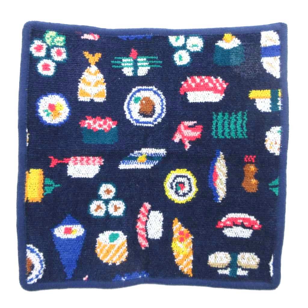 【中古】ラブラリーバイフェイラー LOVERARY BY FEILER オースシ タオルハンカチ ハンドタオル 総柄 紺 ネイビー /GV レディース 【ベクトル 古着】 251108