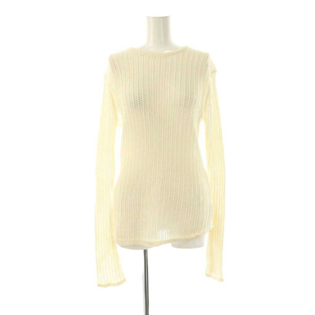 【中古】スタイルミキサー STYLEMIXER 23SS クロシェシアーニット セーター F アイボリー /DF ■OS レディース 【ベクトル 古着】 251014表記サイズFREE実寸サイズ肩幅：39cm　身幅：39cm　着丈：64.5cm　袖丈：66cm　　素材コットン、ナイロン、麻色アイボリー状態右袖、左脇腹にほつれ、首部分に茶色い汚れがございますが、その他に目立ったダメージはなく、問題なくご使用いただける商品です。 ※あくまでも中古品ですので掲載写真や記載内容をご確認いただき、ご理解の上ご購入ください。備考・品番500GSS70-0730 ・（株）バロックジャパンリミテッド商品のお問い合わせの回答を休止しております。＊各商品ページの商品詳細等をご確認の上ご購入ください。【中古】スタイルミキサー STYLEMIXER 23SS クロシェシアーニット セーター F アイボリー /DF ■OS レディース 【ベクトル 古着】 251014状態ランク　”AB”詳細については、下記および「状態ランクについて」ページをご覧ください。未使用・新品の商品ほぼ新品同様の商品使用感が少なく、かなり状態の良い商品使用感はあるが、傷や汚れの少ない商品使用感の他、傷や汚れが見られる商品かなり大きな傷みがある難あり商品※S〜CランクはUSED品となりますので、使用感をご理解の上でご入札下さい。状態ランクについてinformation表記サイズFREE実寸サイズ肩幅：39cm　身幅：39cm　着丈：64.5cm　袖丈：66cm　　素材コットン、ナイロン、麻色アイボリー状態右袖、左脇腹にほつれ、首部分に茶色い汚れがございますが、その他に目立ったダメージはなく、問題なくご使用いただける商品です。 ※あくまでも中古品ですので掲載写真や記載内容をご確認いただき、ご理解の上ご購入ください。備考・品番500GSS70-0730 ・（株）バロックジャパンリミテッド商品のお問い合わせの回答を休止しております。＊各商品ページの商品詳細等をご確認の上ご購入ください。本商品は一点物です他サイトや店舗にて販売している商品です。多少のお時間差にて欠品になることもございます。予めご了承頂ますようお願い致します。ベクトル・サイズガイドはこちらこの商品と同じブランドの商品を見る