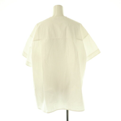 【中古】ヨリ yori スカラップ刺繍サマーシャツ 36 オフホワイト /DO ■OS レディース 【ベクトル 古着】 251007