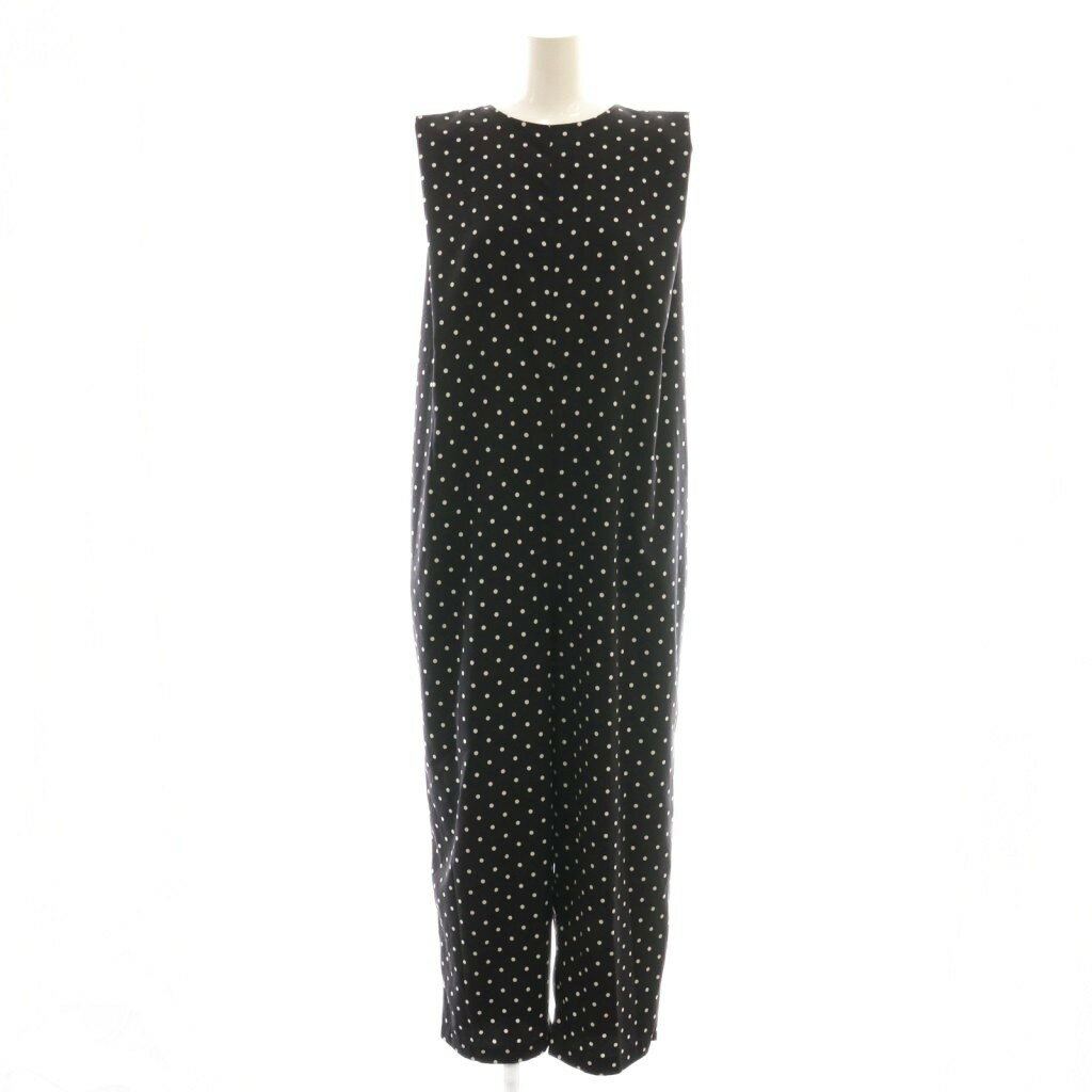 【中古】トレフルプラスワン TREFLE+1 スタイリッシュサロペット ドット F ブラック ホワイト /DO ■OS レディース 【ベクトル 古着】 251010