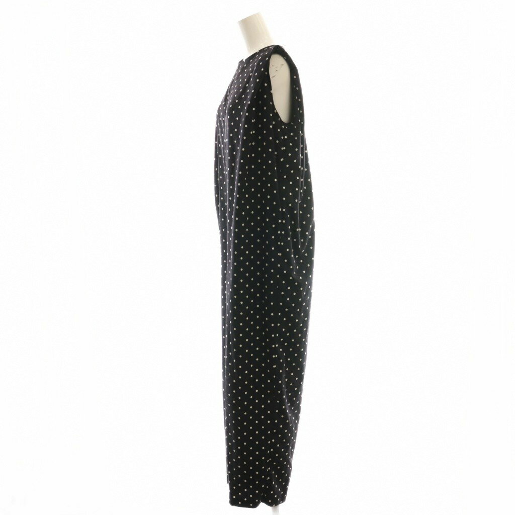 【中古】トレフルプラスワン TREFLE+1 スタイリッシュサロペット ドット F ブラック ホワイト /DO ■OS レディース 【ベクトル 古着】 251010