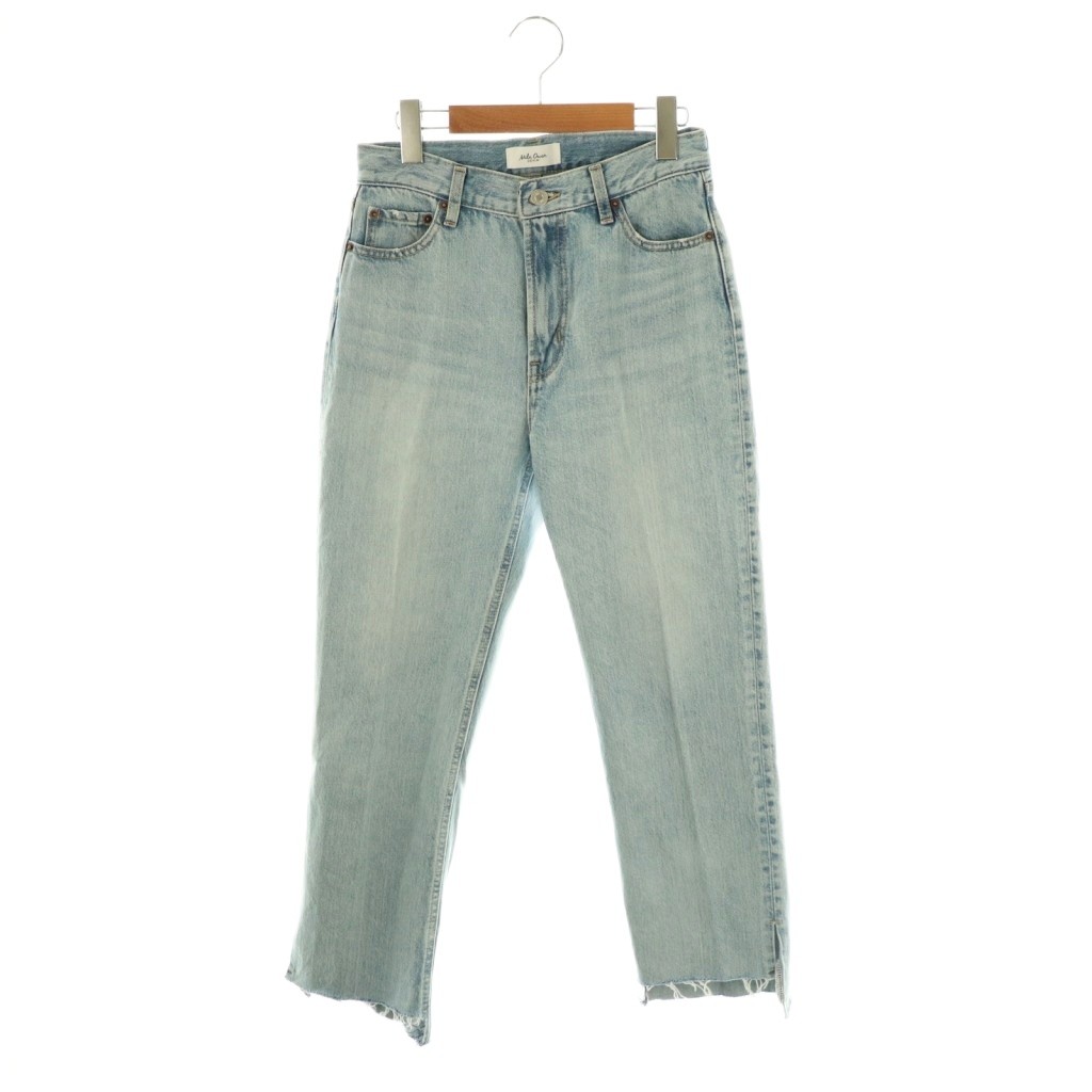 【中古】ミラオーウェン Mila Owen DENIM 24SS 裾段差脇スリットデニムパンツ テーパード 1 ライトブルー /HK ■OS レディース 【ベクトル 古着】 251021 auc-vector-20536677 ブランド古着の買取販売ベクトル パッケージ画像