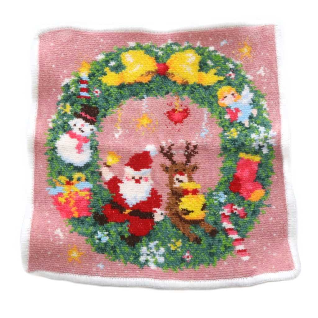 【中古】フェイラー FEILER ジョイフルリース ハンカチ ピンク /SR レディース 【ベクトル 古着】 251105