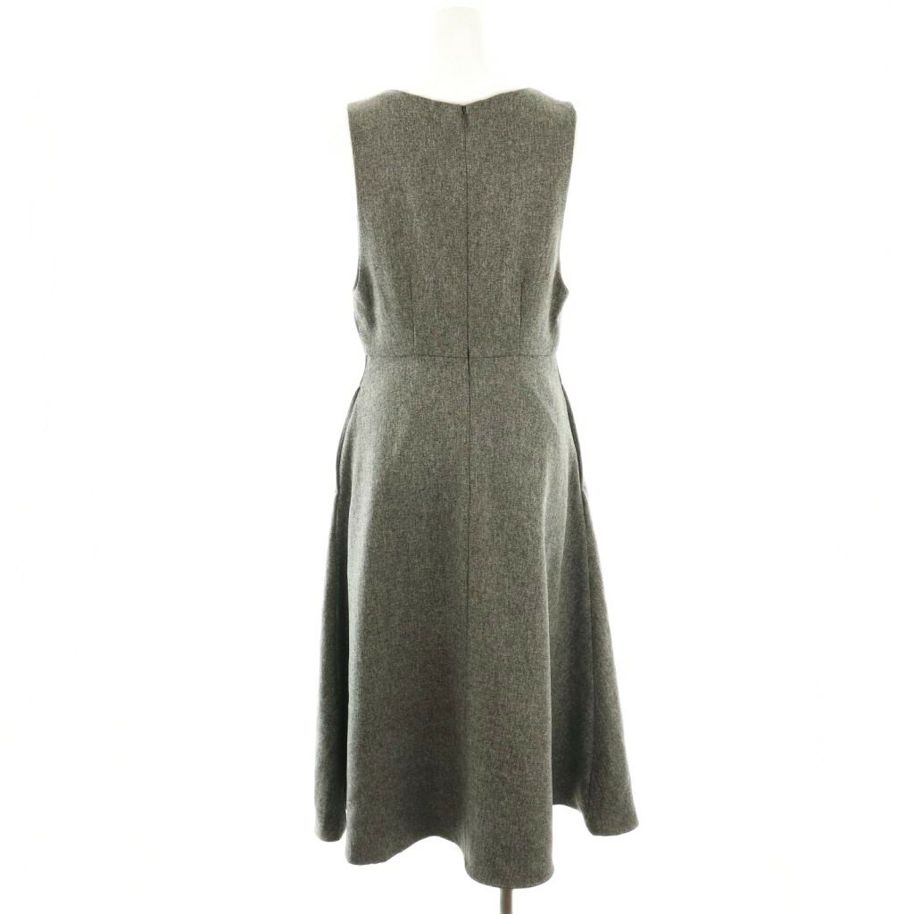 【中古】ロペピクニック ROPE Picnic 23AW レアーツイードジャンパースカート ワンピース Vネック 36 グレー /CX ■OS レディース 【ベクトル 古着】 251110