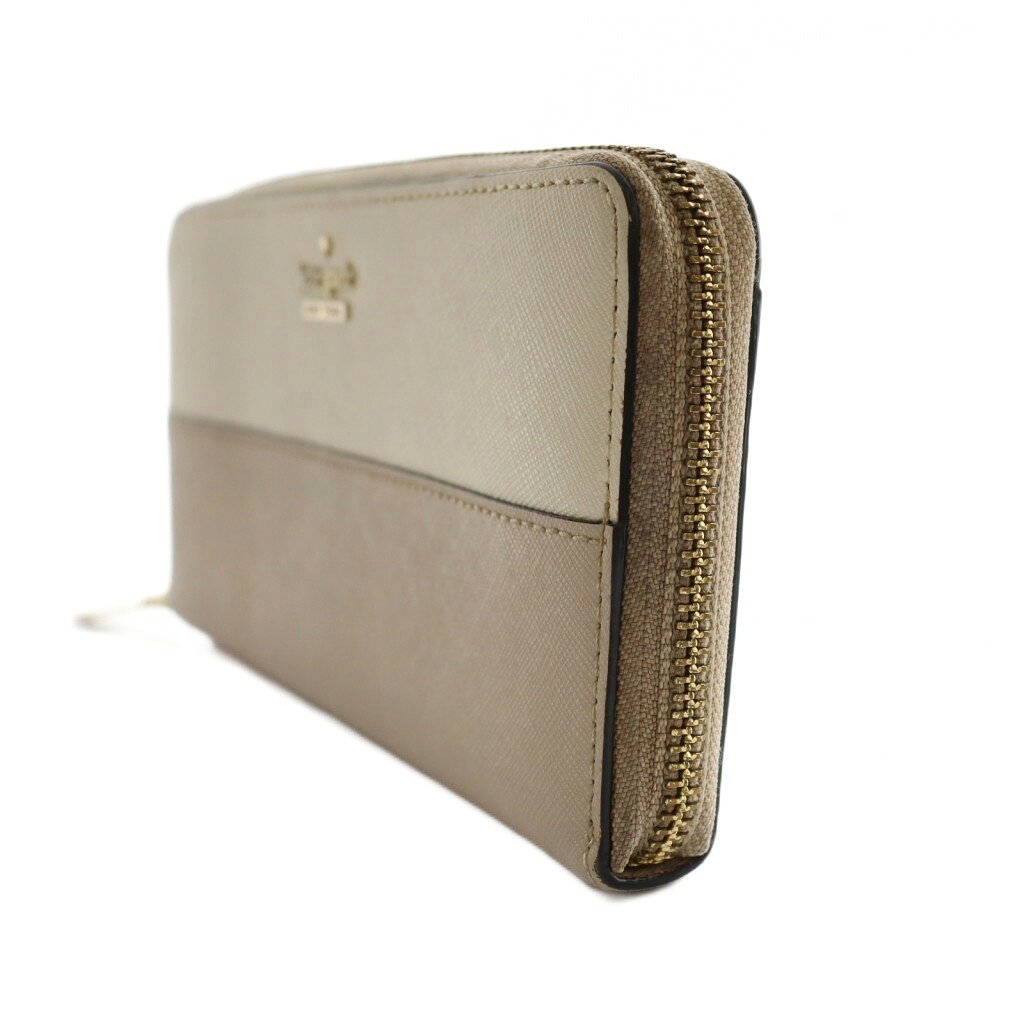 【中古】ケイトスペード KATE SPADE キャメロンストリート レイシー 長財布 ラウン...