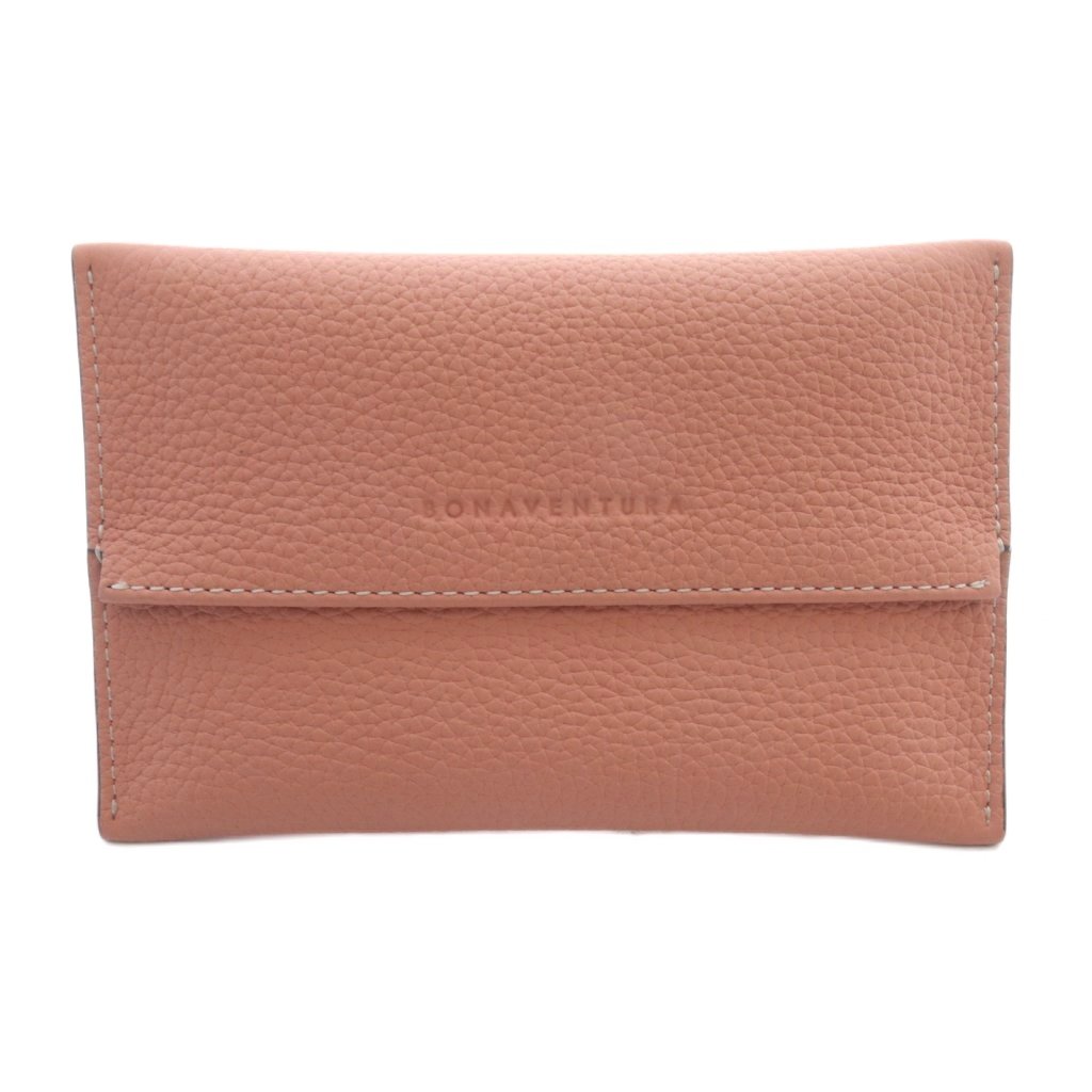【中古】ボナベンチュラ BONAVENTURA レザーティッシュケース ロゴ ピンク /SR レディース 【ベクトル 古着】 251024