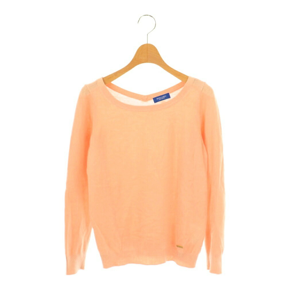 【中古】ブルーレーベルクレストブリッジ BLUE LABEL CRESTBRIDGE クルーネックニット カットソー プル..