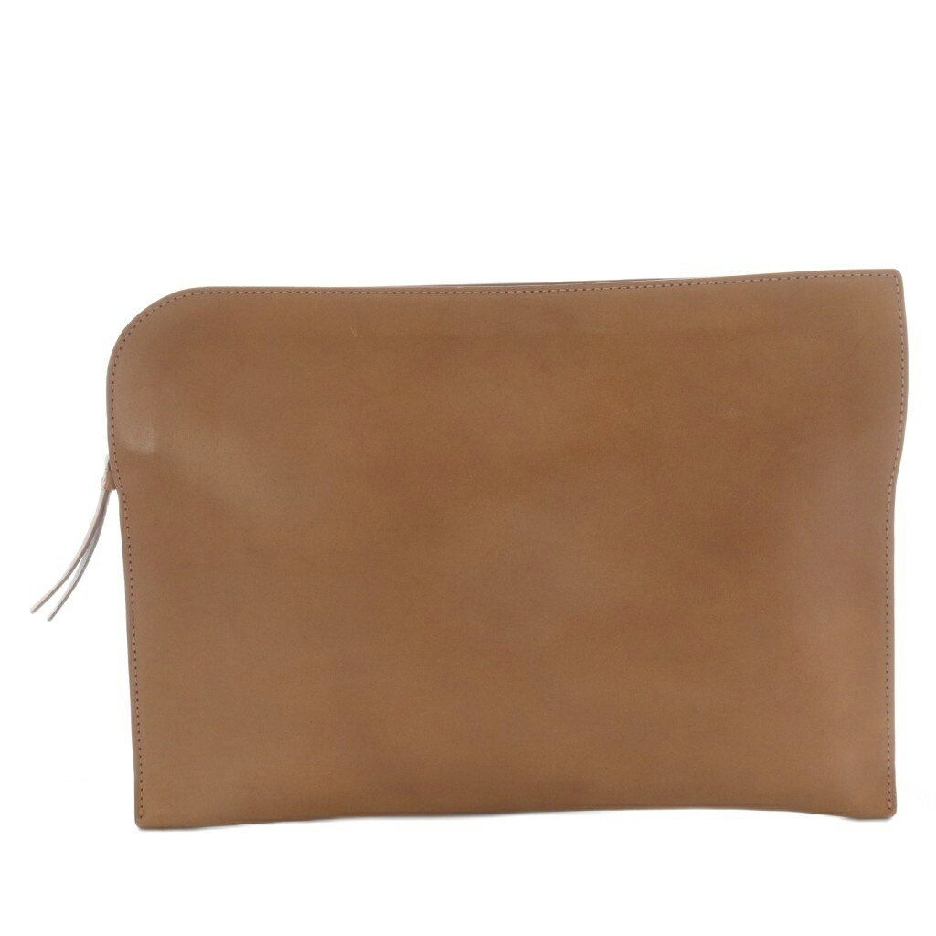 【中古】土屋鞄製造所 土屋鞄 レザークラッチブリーフケース ブラウン /YO16 ■AD メンズ 【 ...