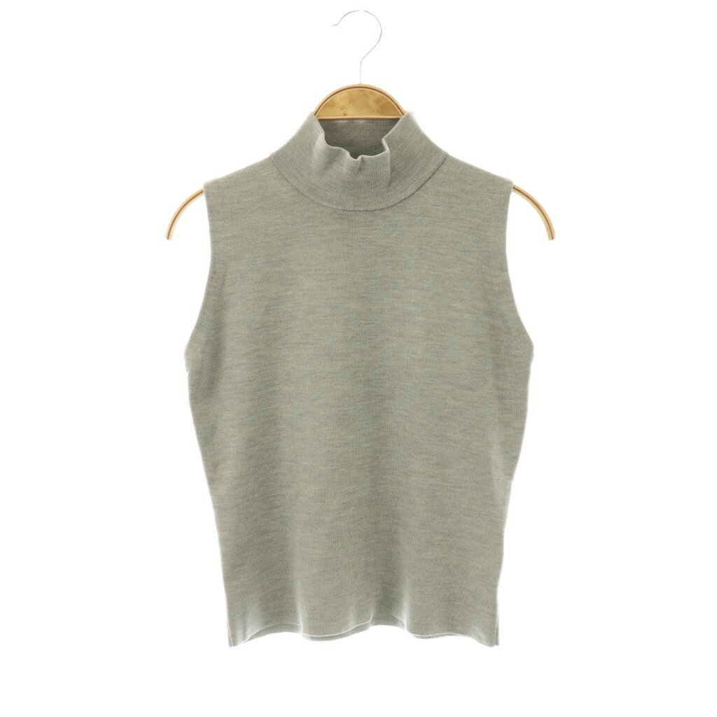 【中古】ボールジー BALLSEY トゥモローランド シルク ハイネックニット プルオーバー 38 グレー /DF ■..