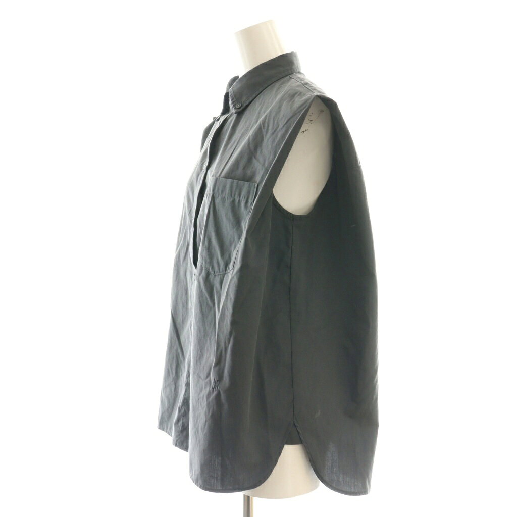 【中古】ミラオーウェン Mila Owen 24AW 肩タックフレンチスリーブブラウス ボタンダウンシャツ 0 チャコールグレー /DF ■OS レディース 【ベクトル 古着】 251120 auc-vector-20574324 ブランド古着の買取販売ベクトル サンプル画像3
