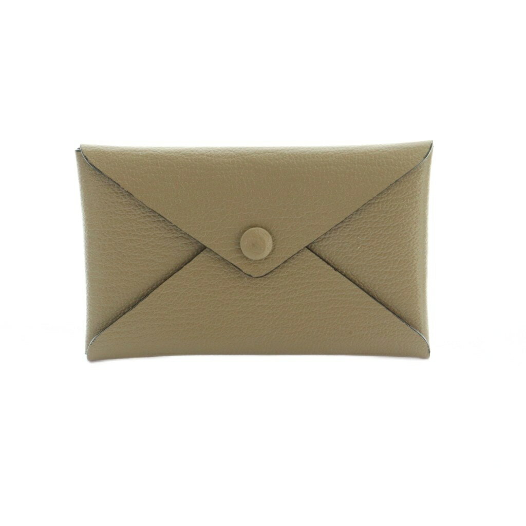 【中古】ラルコバレーノ L’arcobaleno エンベロープ カードケース 名刺入れ グレージュ /MI ■OS レディース 【ベクトル 古着】 251110