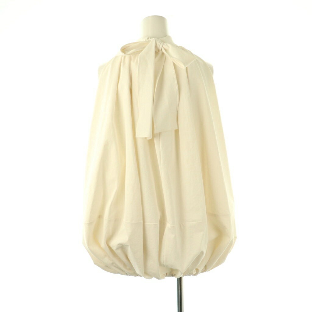 【中古】シーニュ Cygne Pauline バルーントップス ブラウス ノースリーブ F オフホワイト /ES ■OS レディース 【ベクトル 古着】 251118(4)