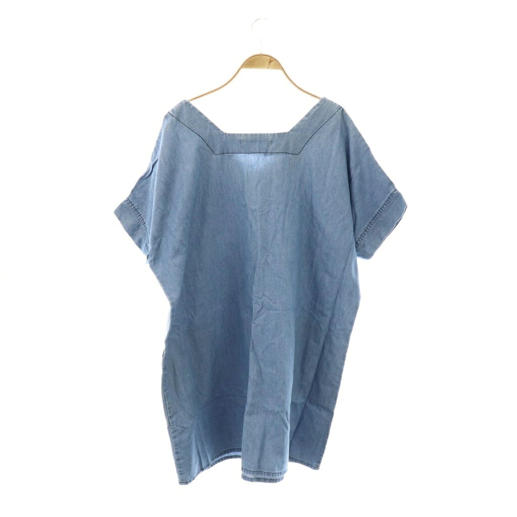 【中古】ザラ ベーシック ZARA BASIC ZARA DENIM デニムワンピース S ライトブルー /ES ■OS ■SH レディース 【ベクトル 古着】 251118 auc-vector-20582976 ブランド古着の買取販売ベクトル サンプル画像2
