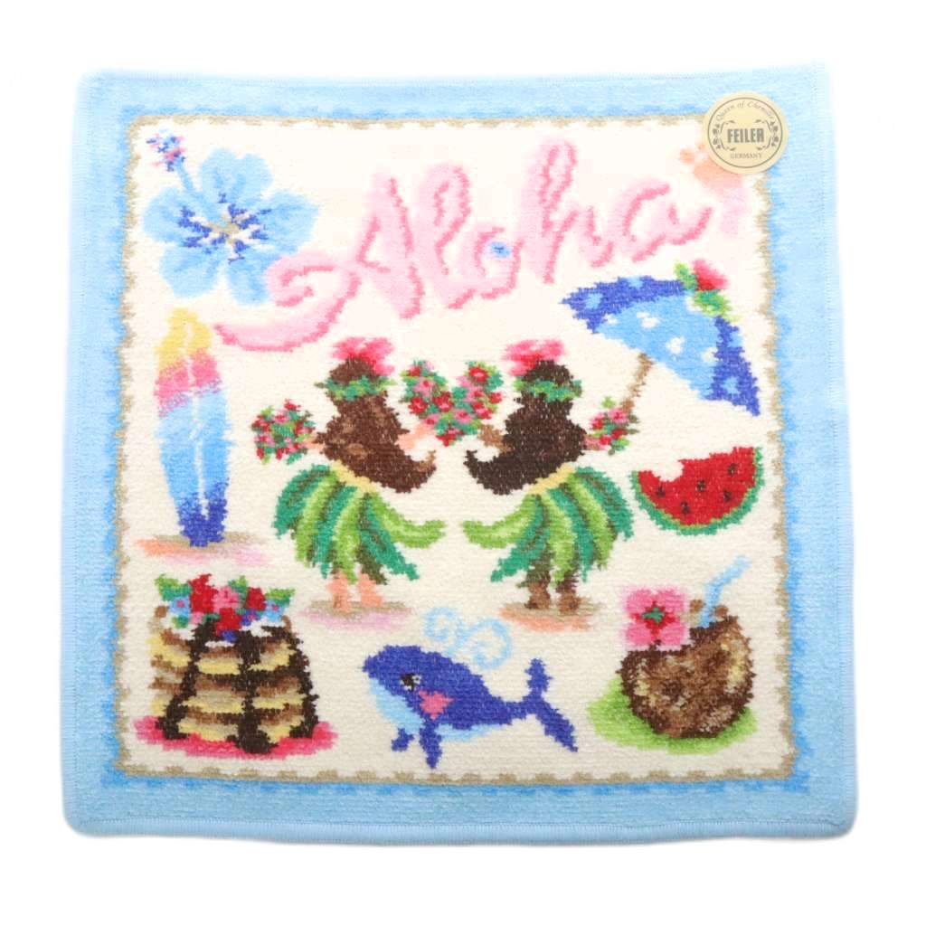 【中古】フェイラー FEILER WEB限定 マナマナ ウォッシュタオル ハンカチ 水色 ライトブルー /SR レディース 【ベクトル 古着】 251121