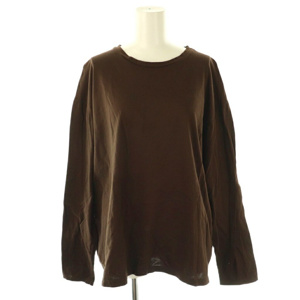 【中古】プラージュ Plage 25AW les Tendre Albini long Tシャツ カットソー ブラウン /DF ■OS レディース 【ベクトル 古着】 251125