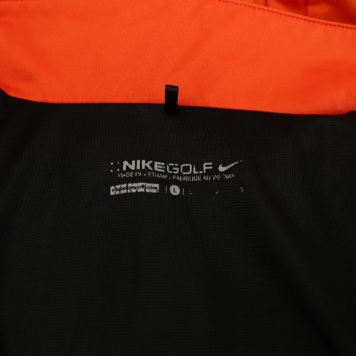 【中古】ナイキゴルフ NIKE GOLF ジップアップジャケット ハイネック 2WAY L レッ...