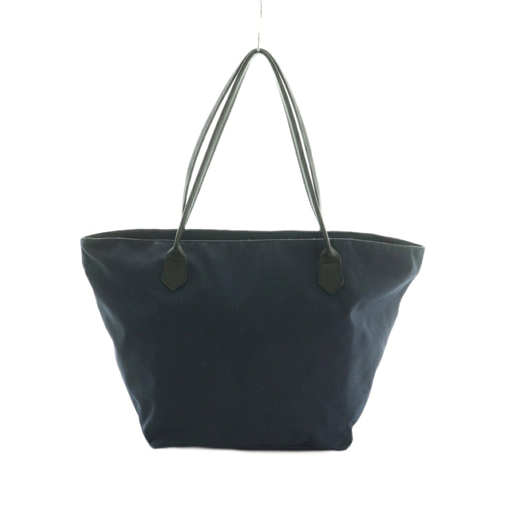 【中古】エルベシャプリエ Herve Chapelier レザーハンドル舟型ショルダーL トート...