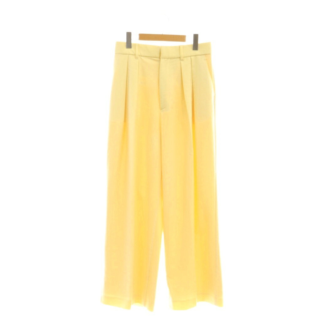 【中古】ミラオーウェン Mila Owen 25SS コンフォートタックワイドパンツ 1 イエロー 黄色 /CX ■OS レディース 【ベクトル 古着】 251210 auc-vector-20600562 ブランド古着の買取販売ベクトル パッケージ画像