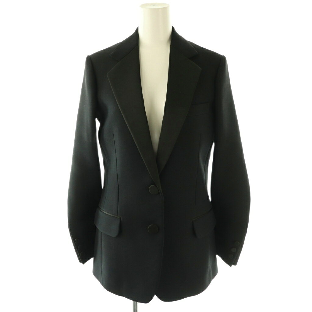 【中古】セリーヌ CELINE フィービー期 タキシードジャケット テーラードジャケット 34 ブラック /DF ■OS レディース 【ベクトル 古着】 251217