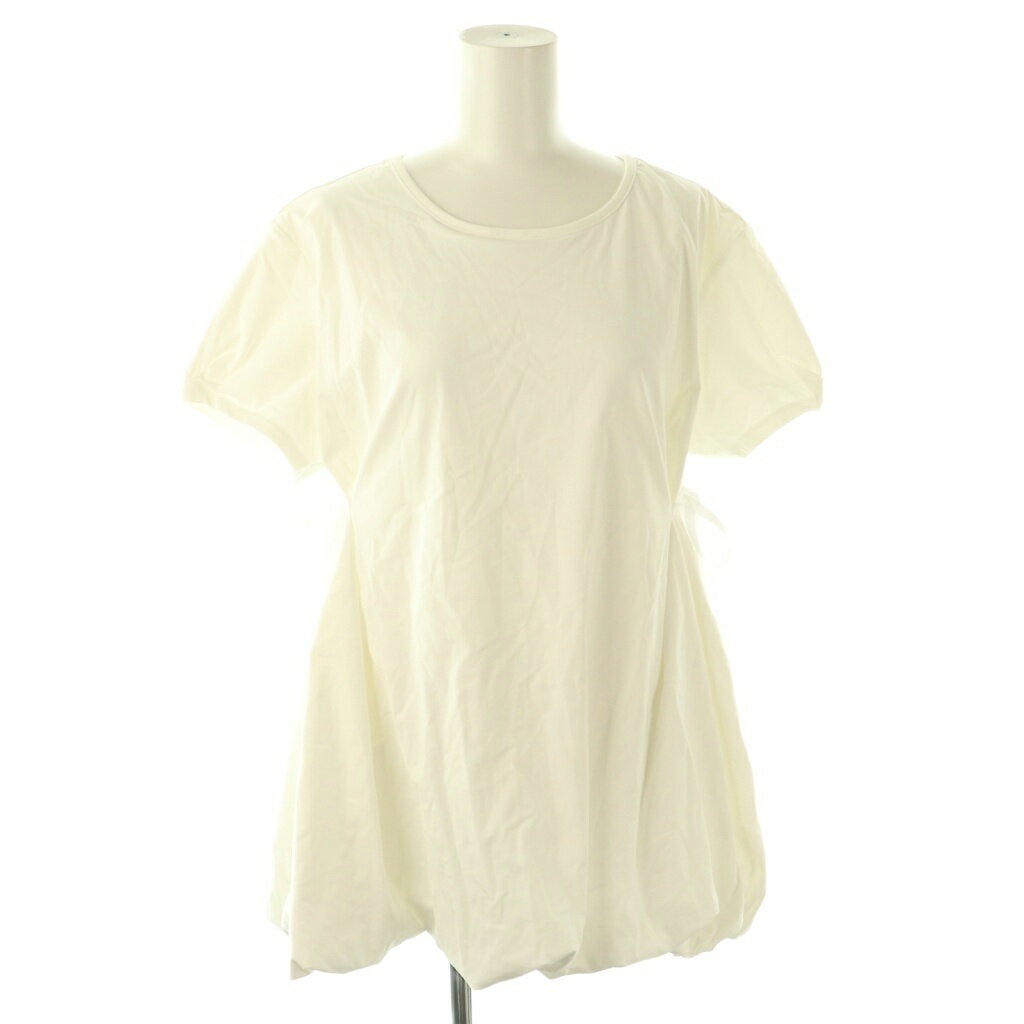 【中古】ジェンヌ JENNE 25SS JENNEクールバルーンTシャツ カットソー 半袖 チュニック S 白 sty25ss-tp43 /NR ■OS レディース 【ベクトル 古着】 251208