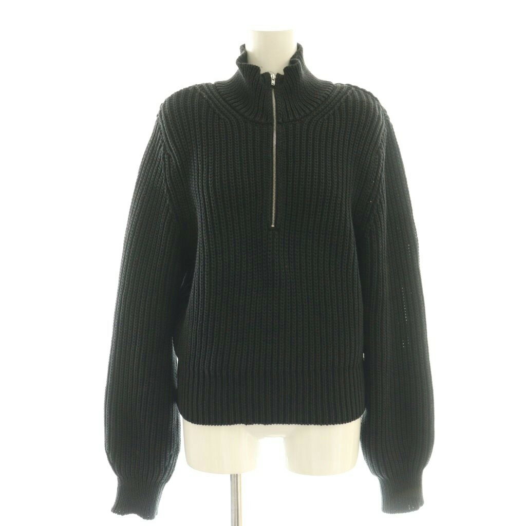 【中古】リムアーク rim.ark 23AW Padded square knit ニット セーター ハーフジップ F ネイビー /CX ■OS レディース 【ベクトル 古着】 251226