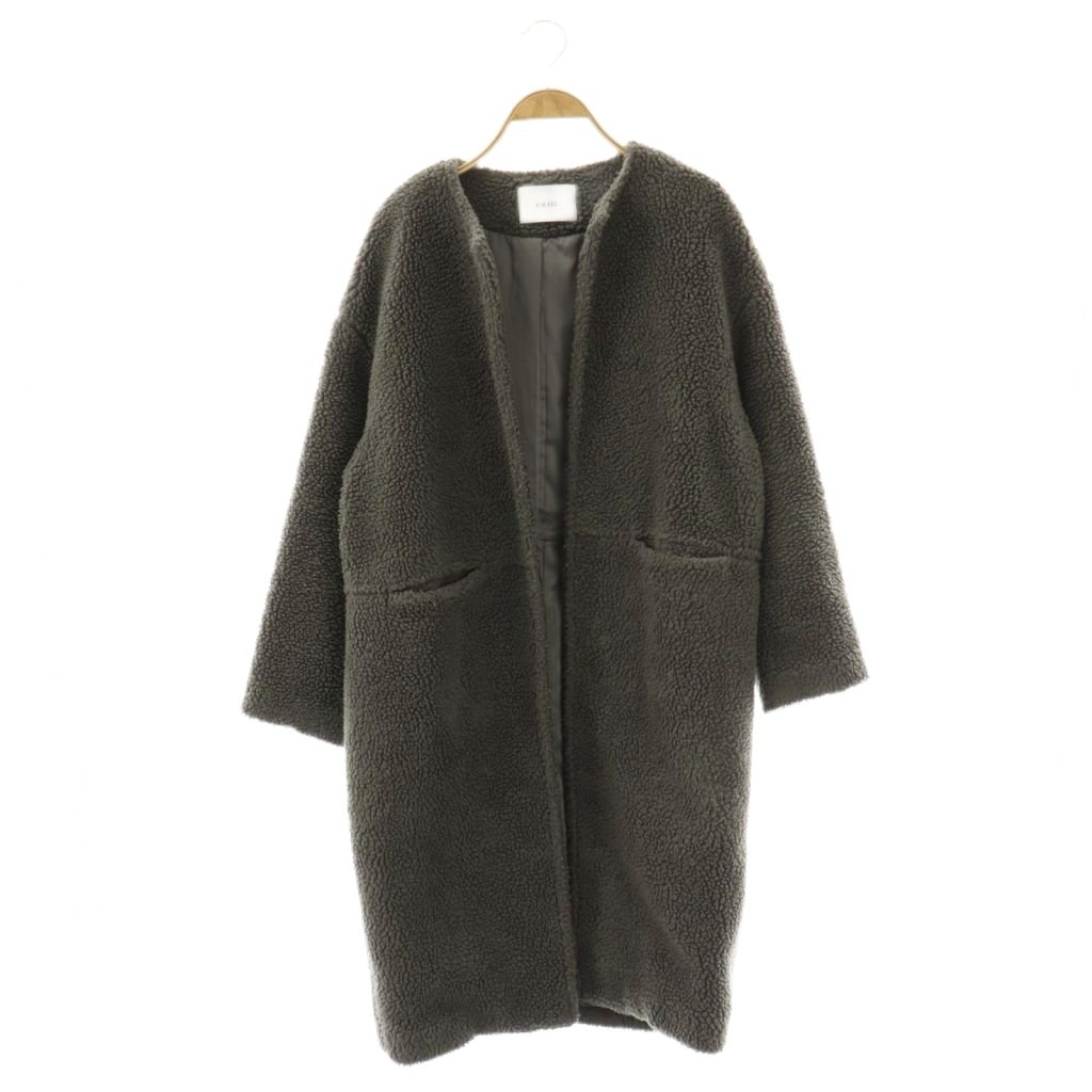 即完新品未着用タグ付き RIM.ARK リムアークコート 黒 ブラック RIM.ARK(リムアーク)｜Wool hoodie over CT/コート/ブラック の通販