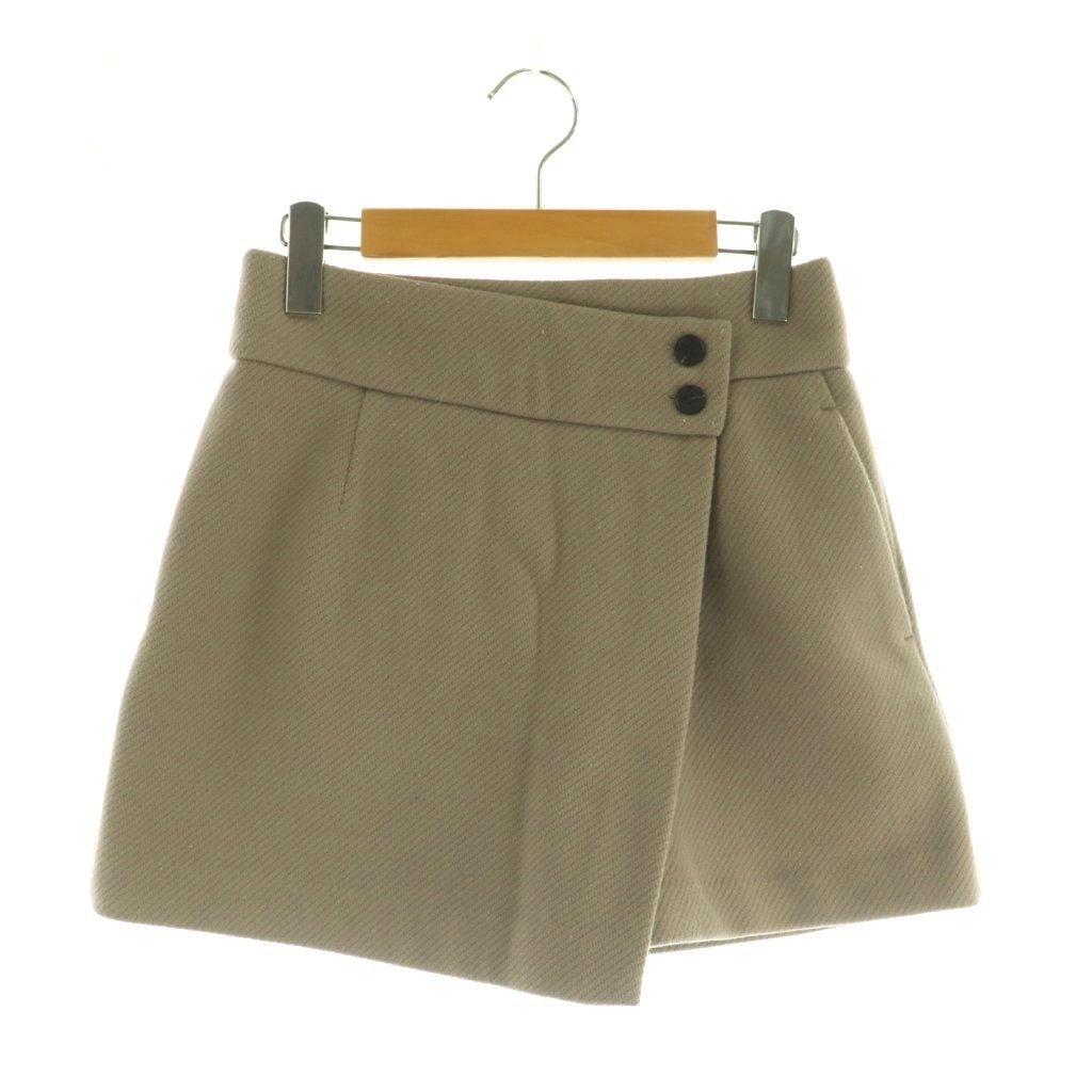 【中古】ココディール COCO DEAL 24AW ダブルフェイスラップキュロット 2 グレージュ /MI ■OS レディース 【ベクトル 古着】 251224