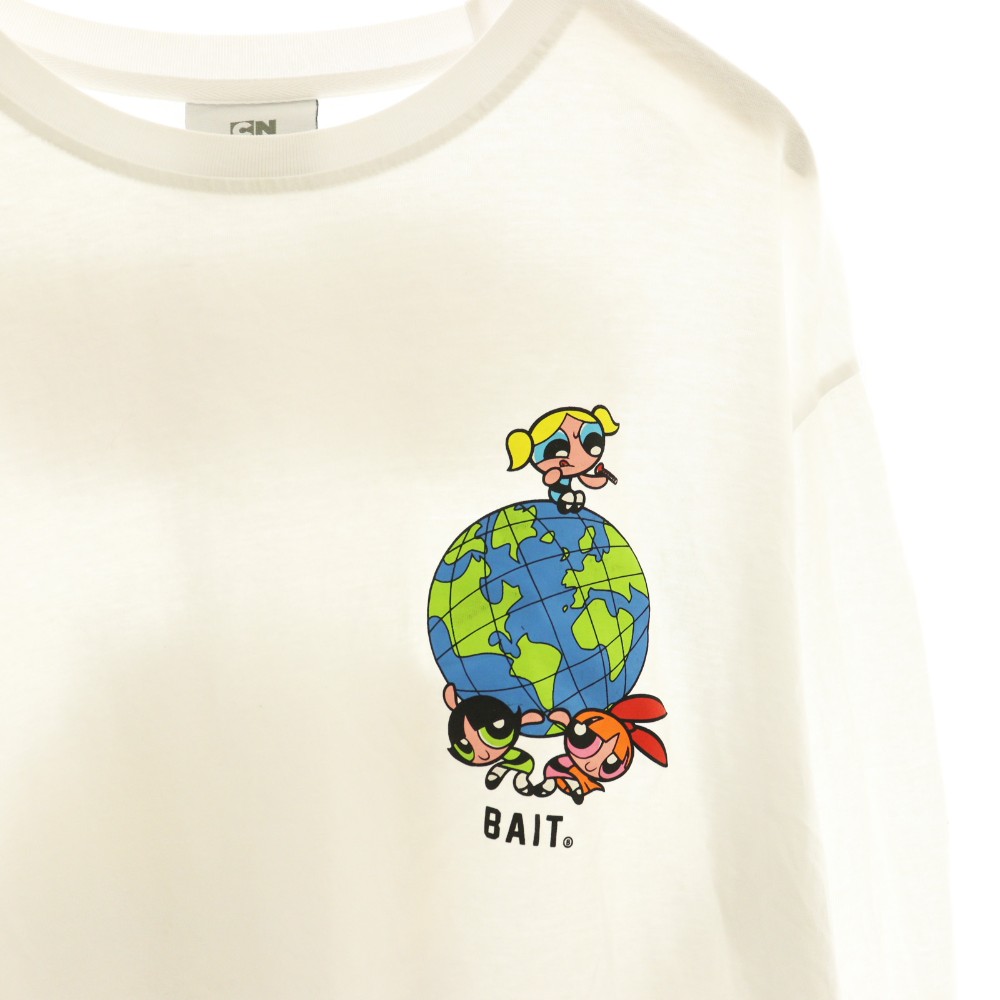 【中古】エクストララージ X-LARGE × CARTOON NETWORK パワーパフガールズ ロンT Tシャツ カットソー XL ホワイト /DF ■OS メンズ 【ベクトル 古着】 260121