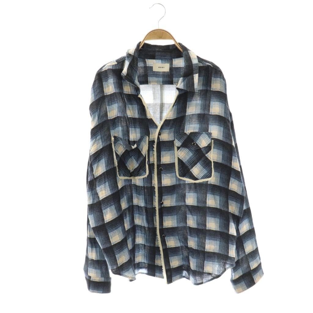 ����šۥ����� KOOI �����å���L/S���������󥷥�� 1 �饤�ȥ֥롼 �֥�å� ���եۥ磻�� /DO ��OS ��SH ��ǥ����� �ڥ٥��ȥ� ����� 2...