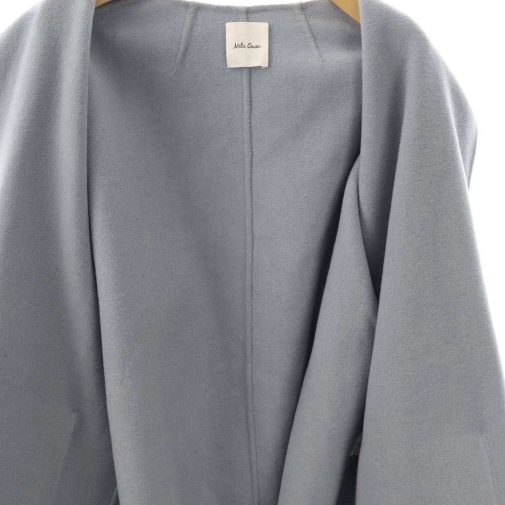 【中古】ミラオーウェン Mila Owen 24AW 2WAYファーポケットリバーコート アウター ノーカラー F ライトブルー /DO ■OS ■SH レディース 【ベクトル 古着】 260122 auc-vector-20687299 ブランド古着の買取販売ベクトル サンプル画像3