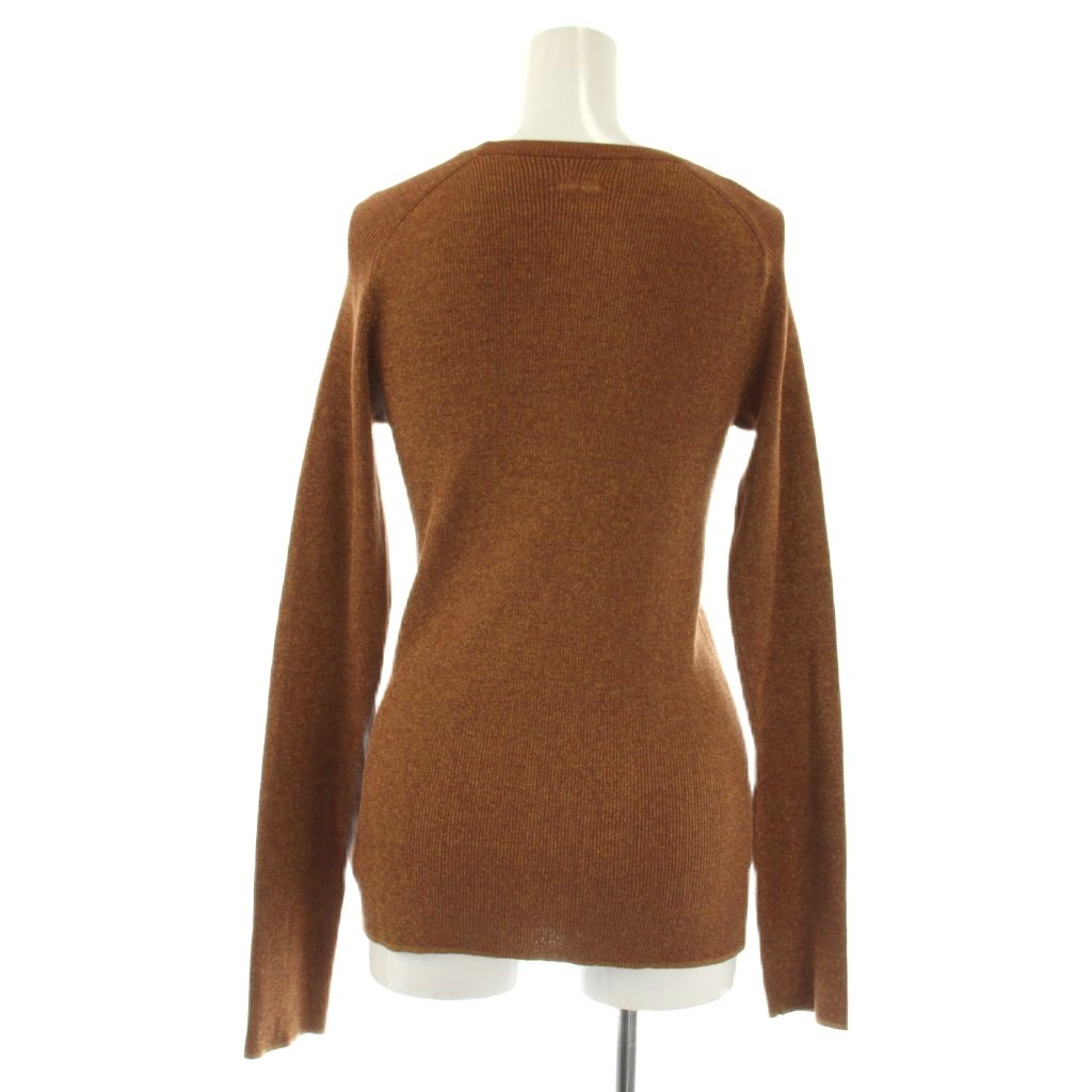 【中古】ミラオーウェン Mila Owen 24AW シアーラメクルーネックニットプルオーバー カットソー 0 ブラウン /CX ■OS レディース 【ベクトル 古着】 260130 auc-vector-20706991 ブランド古着の買取販売ベクトル サンプル画像2
