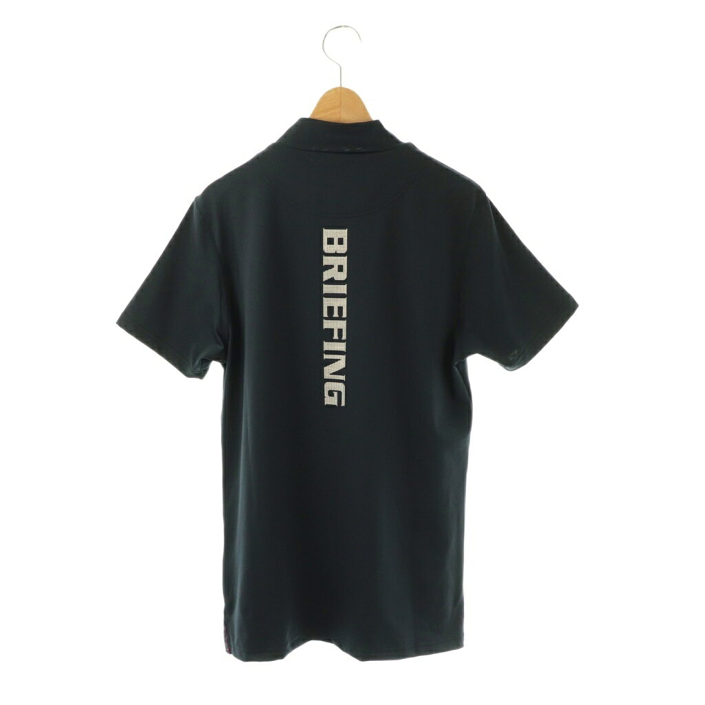 【中古】ブリーフィング BRIEFING MS TOUR HIGH NECK ゴルフウェア 半袖シャツ スポーツウェア カットソー S 紺 BBG231M05 /NR ■OS メンズ 【ベクトル 古着】 260129