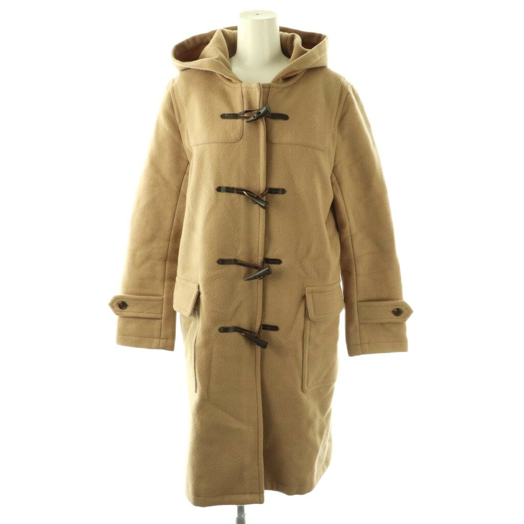 樂天商城 - 【中古】バーニーズニューヨーク BARNEYS NEW YORK ウールロングダッフルコート アウター 38 ベージュ /DF ■OS レディース 【ベクトル 古着】 260131